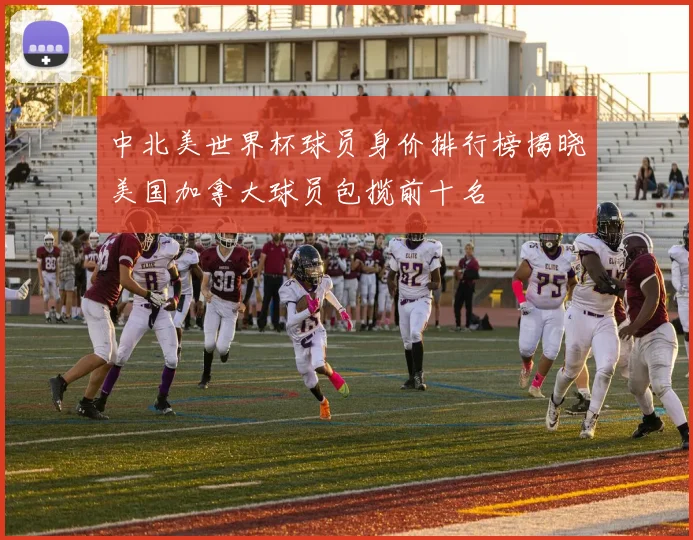 中北美世界杯球员身价排行榜揭晓美国加拿大球员包揽前十名